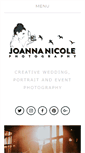 Mobile Screenshot of joannanicolephotography.com